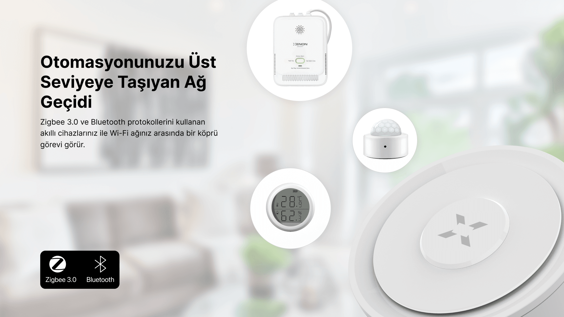 Zigbee Ağ Geçidi Bluetooth Wi-Fi Gateway