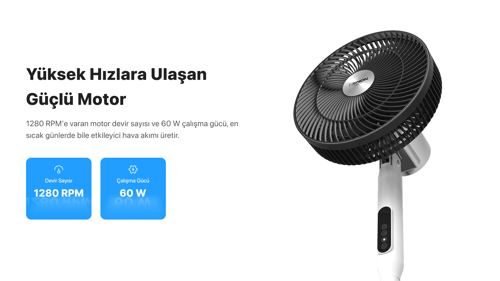 Akıllı Vantilatör Ayaklı Fan