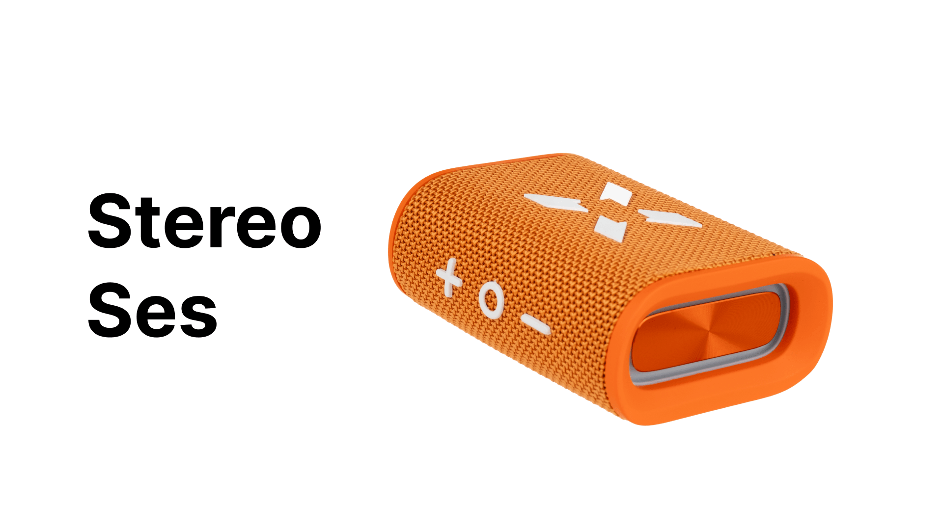 Bluetooth Hoparlör Suya Dayanıklı IPX7 Turuncu