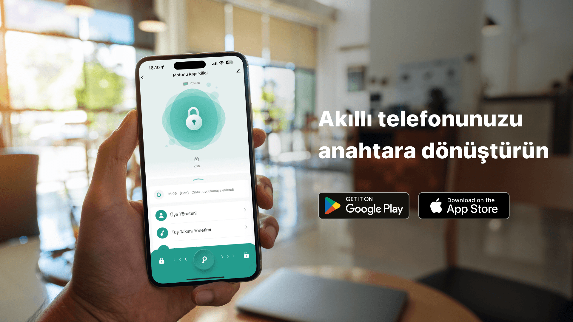Motorlu Kapı Kilidi