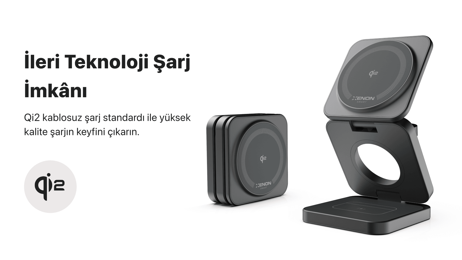 3-in-1 Kablosuz Şarj Standı