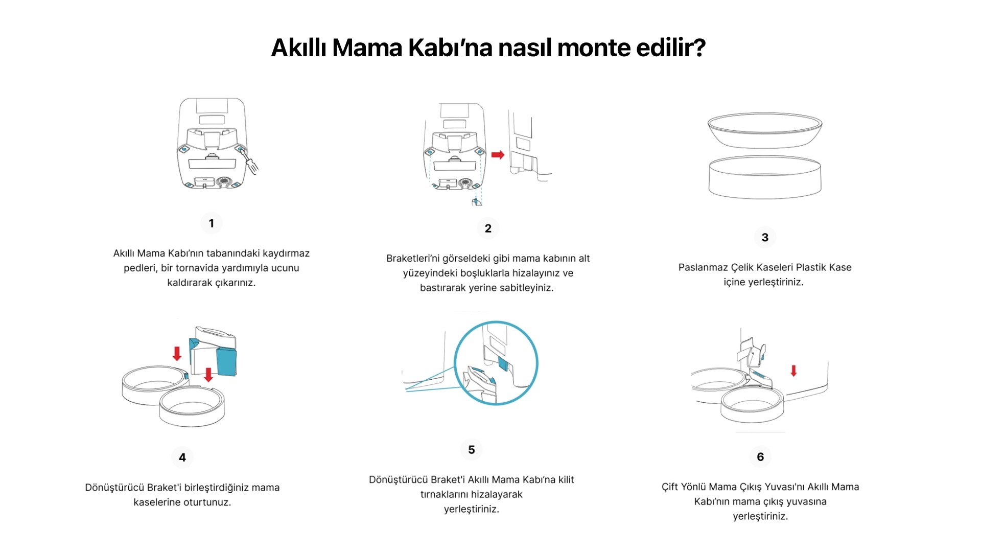 Mama Kabı Ekstra Kase ve Bağlantı Kiti (X8604 ile Uyumlu)
