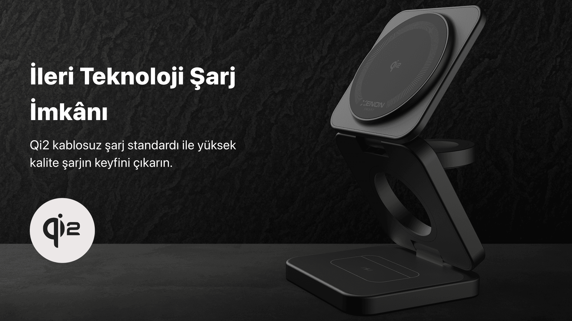 3-in-1 Kablosuz Şarj Standı