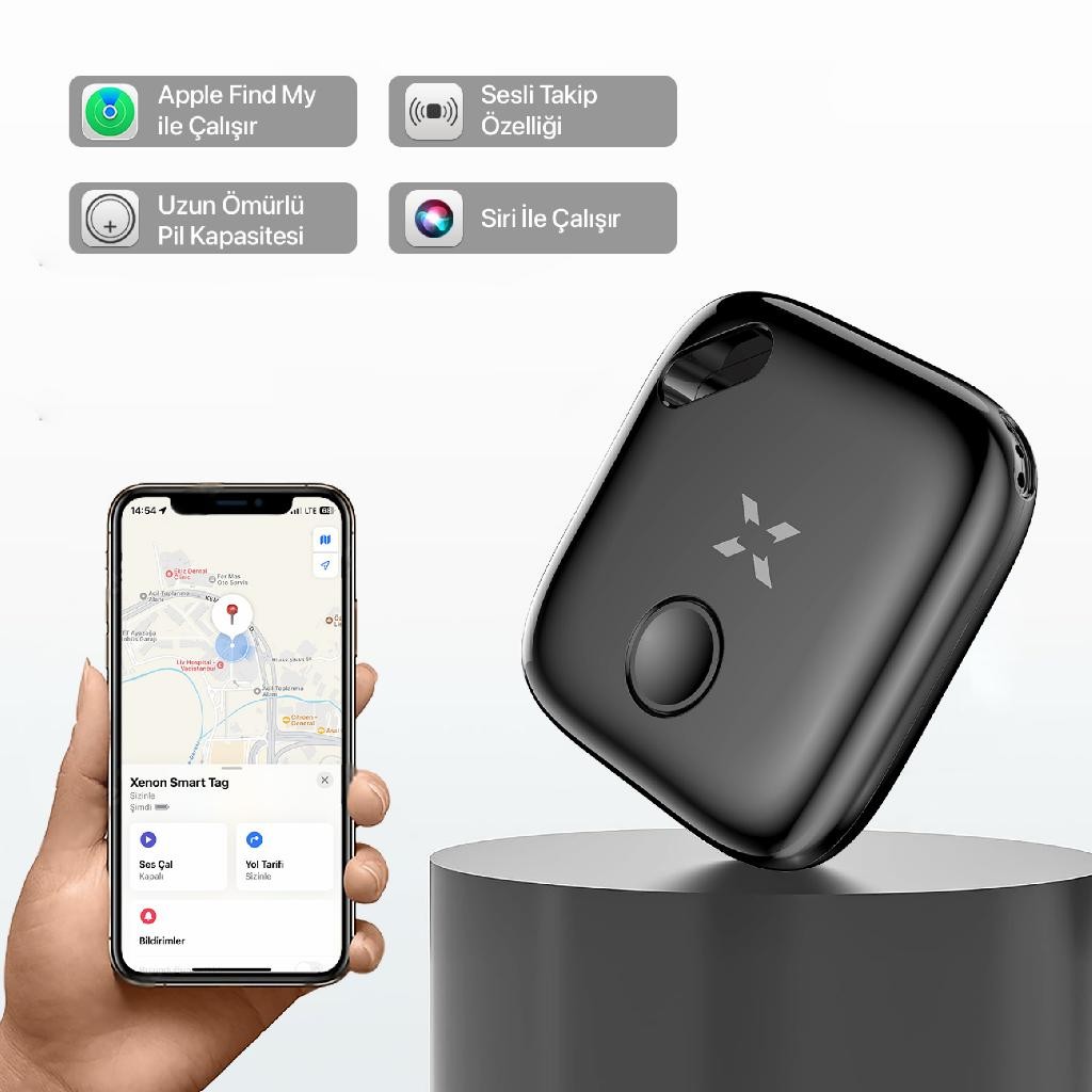 Smart Tag Akıllı Takip Cihazı (Apple Lisanslı)