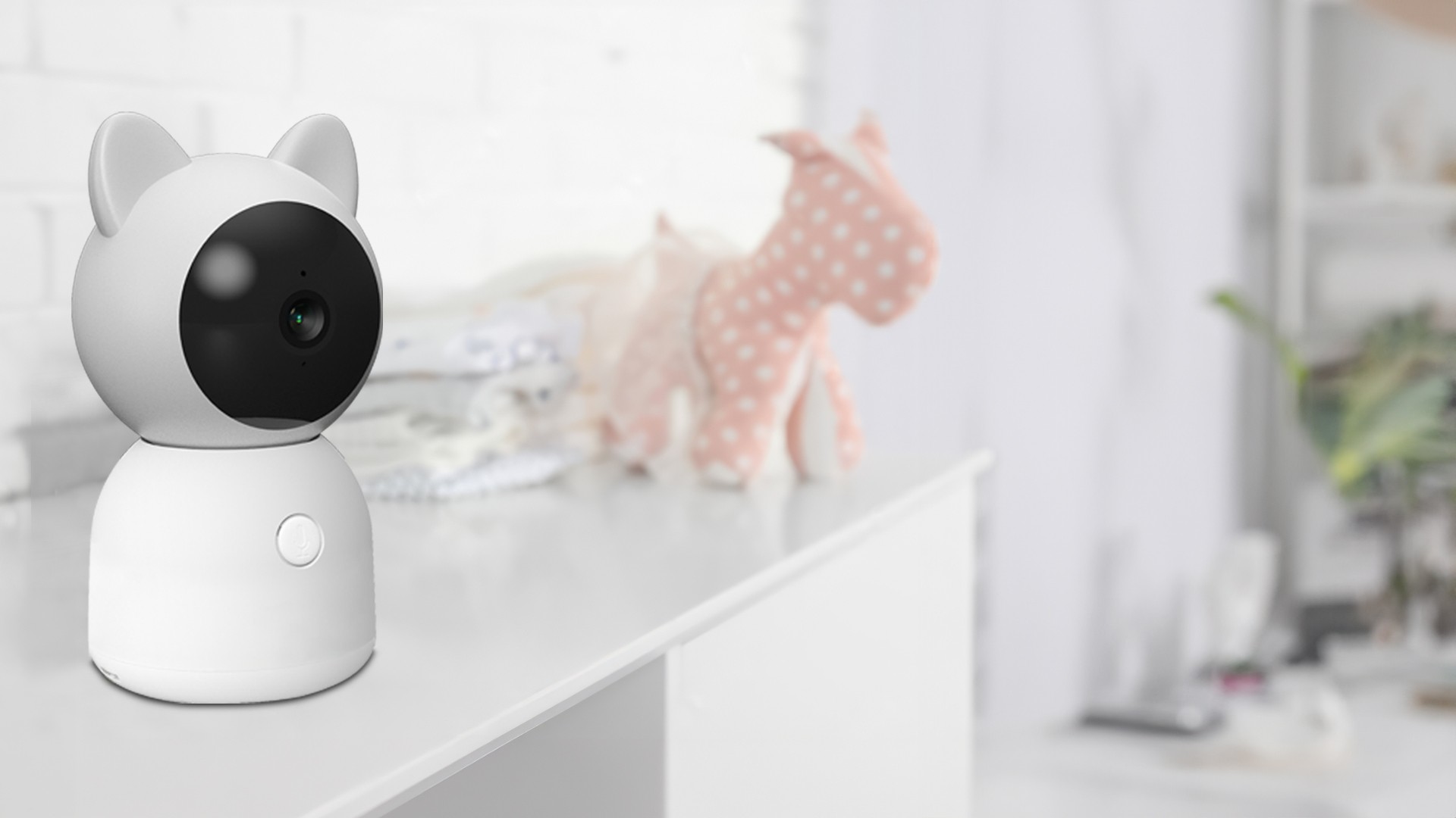 Akıllı Bebek Kamerası Sıcaklık ve Nem Ölçümü ve Ninni Çalma Smart Baby Camera