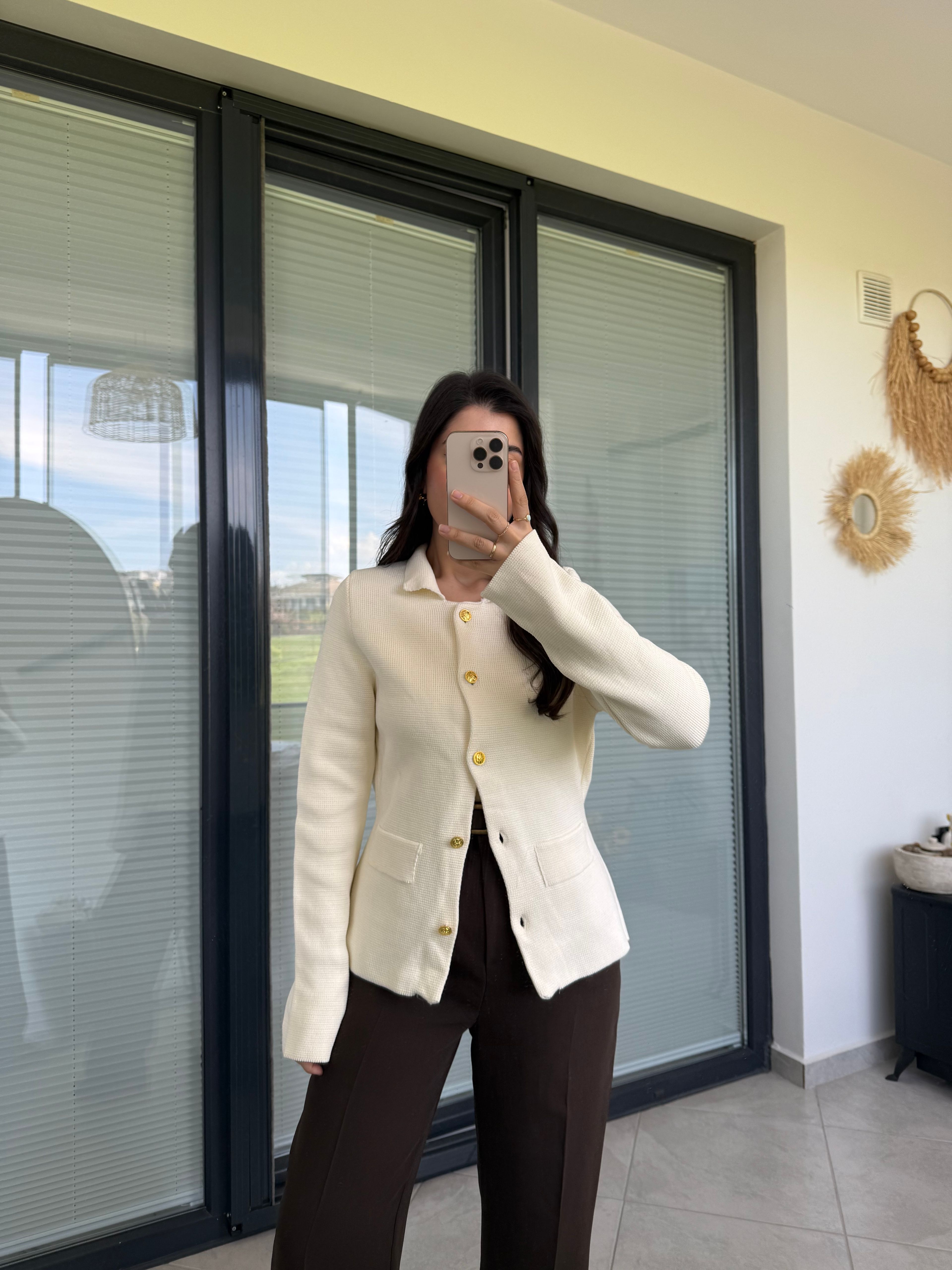 ÖRME CEKET- ebru