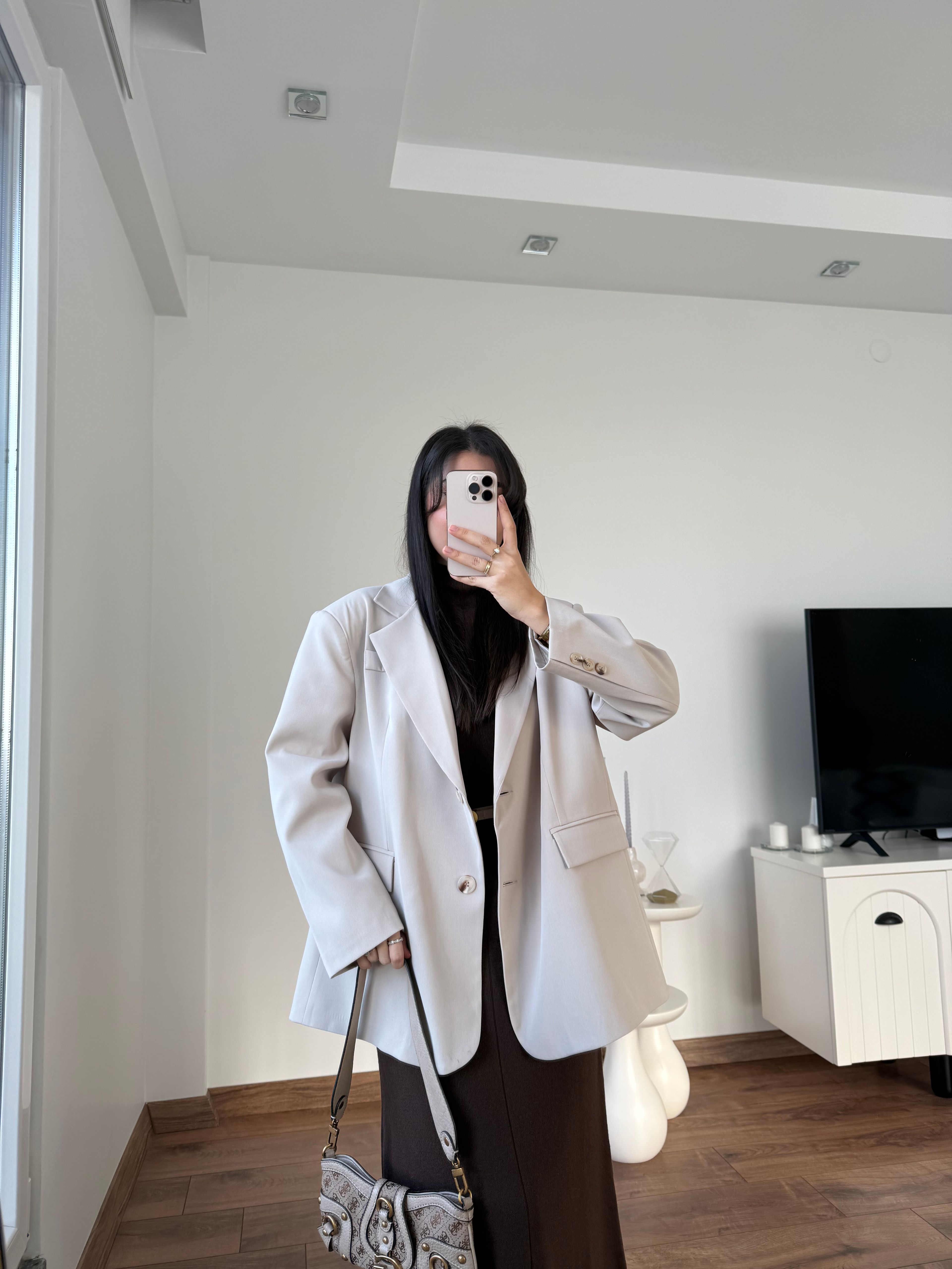 OVERSİZE ASTARLI BLAZER