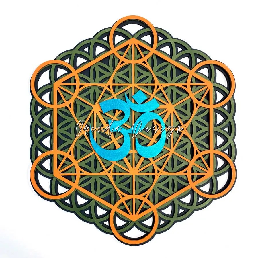 Mandala Life Flower-Metatron Cube-Oh No: 2