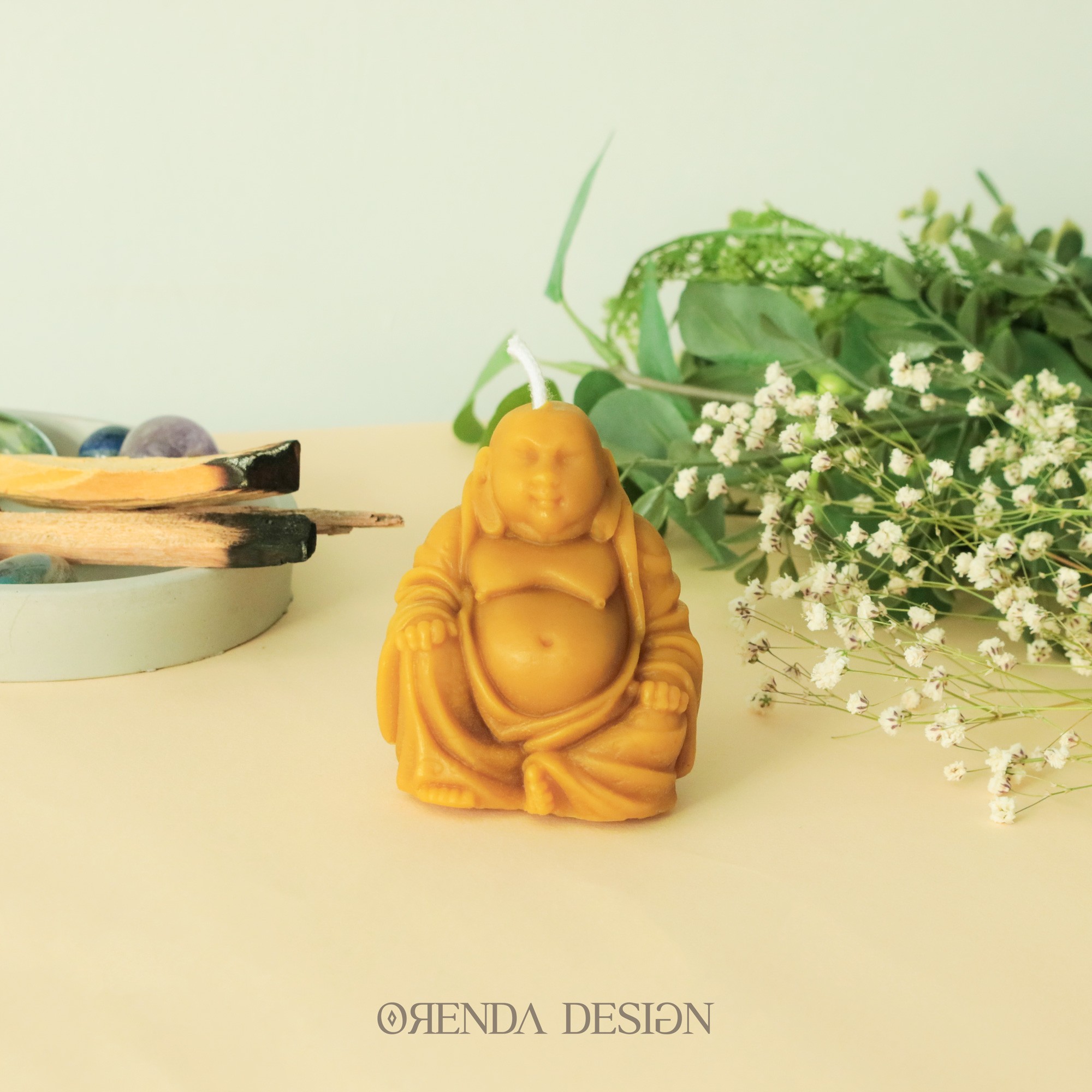 Gulen Buddha Model 2 Honey Candle