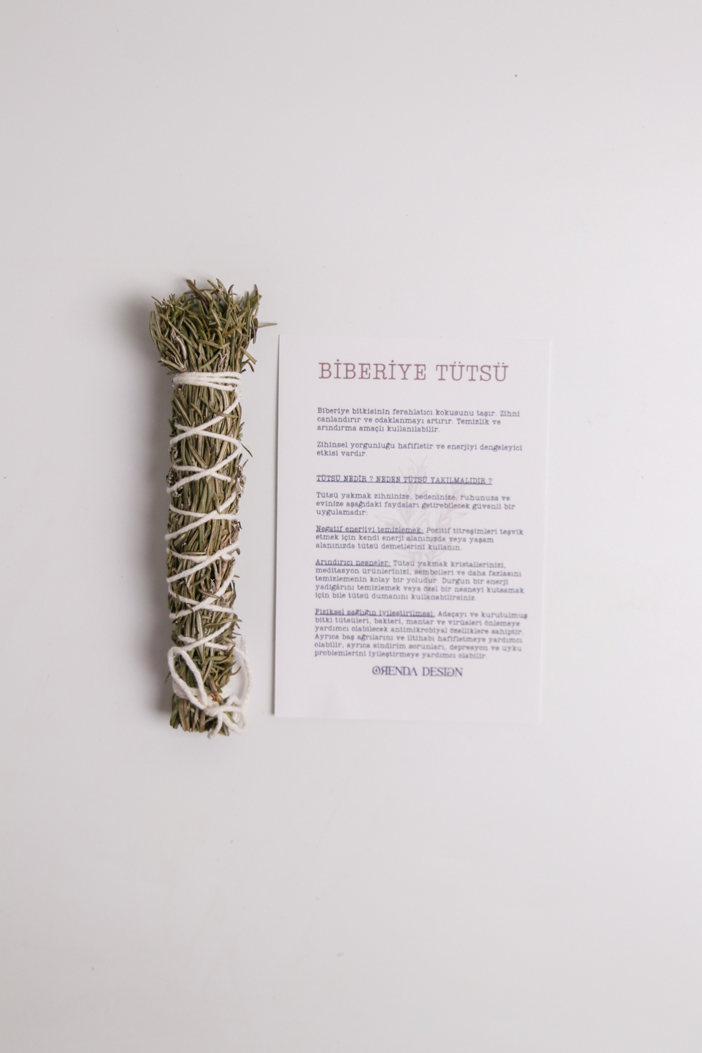Rosemary incense bundle