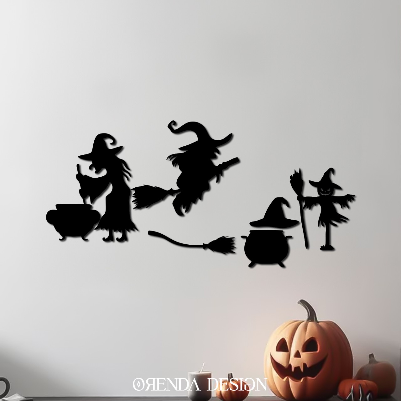 "Hallowen" Cadı Figürleri