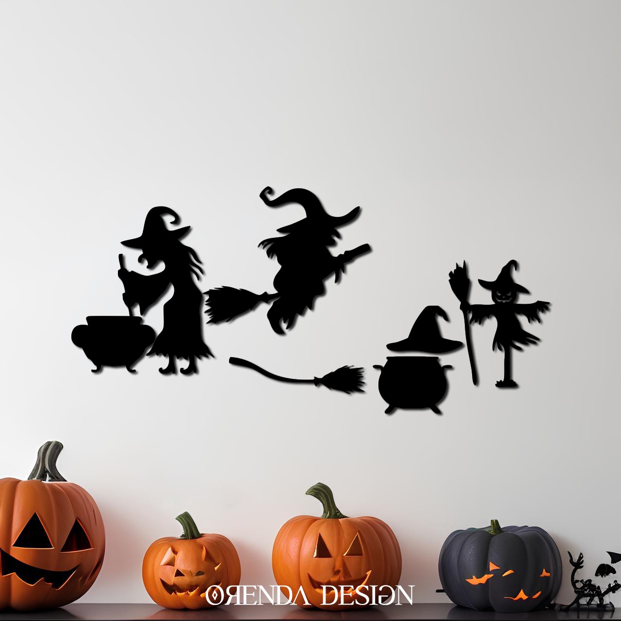 "Hallowen" Cadı Figürleri