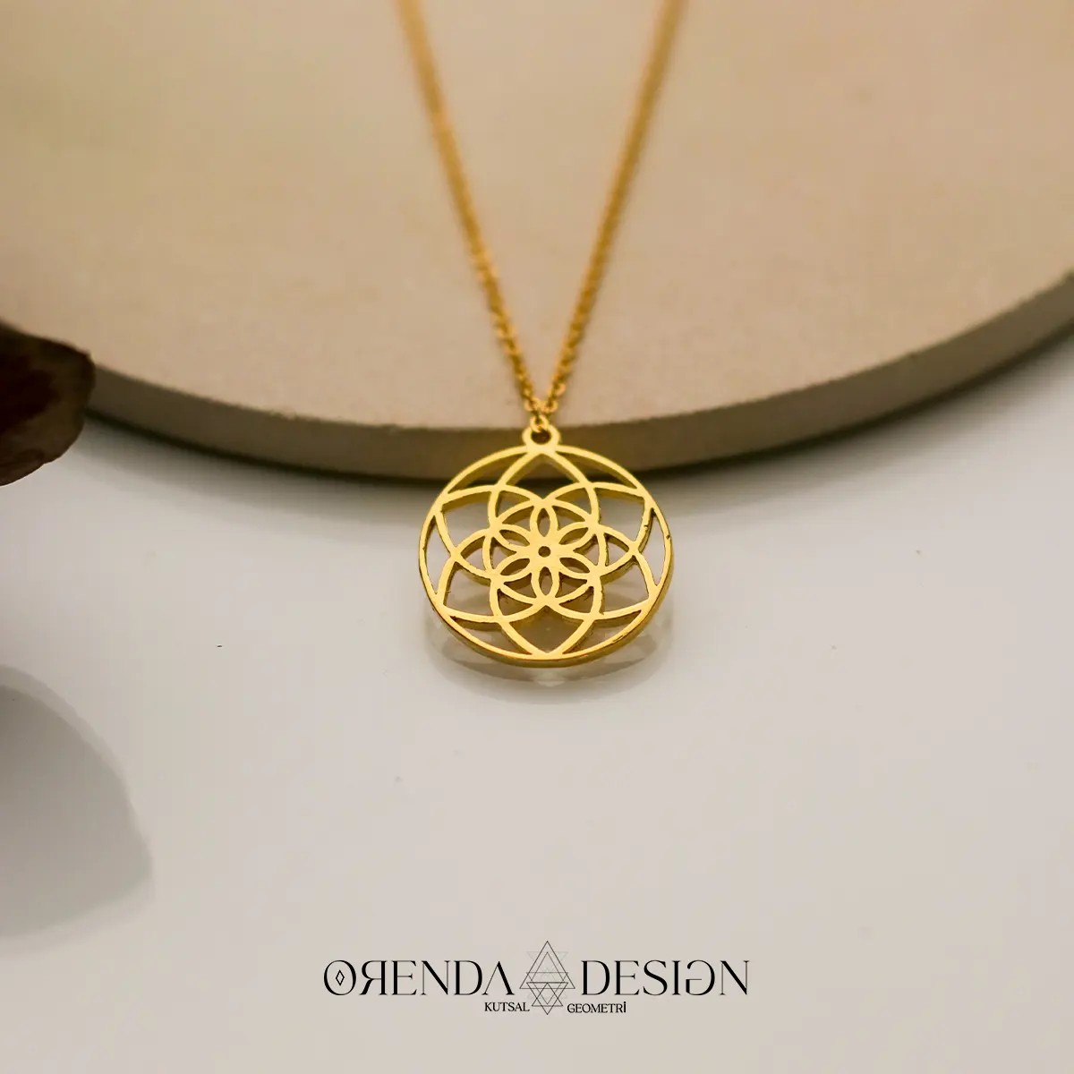 Life Seed Necklace - Gold