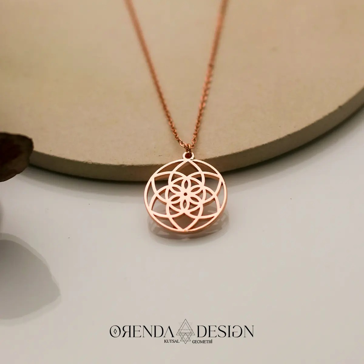 Life Seed Necklace - Rose