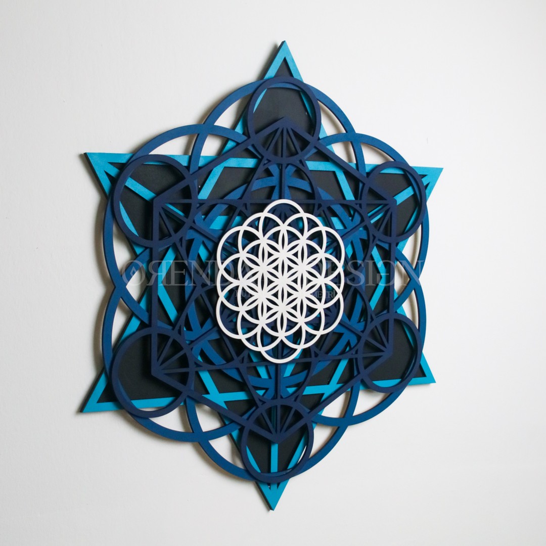 Mandala Metatron-Merkabah-Yaşam Çiçeği No:5