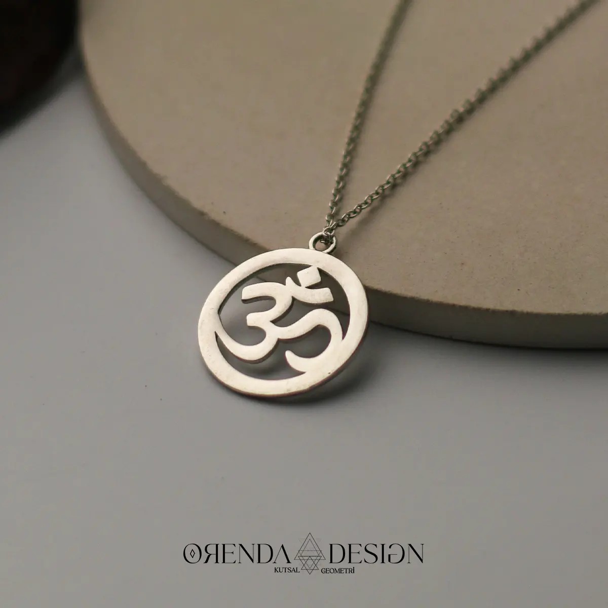 OM (AUM) Necklace - Silver