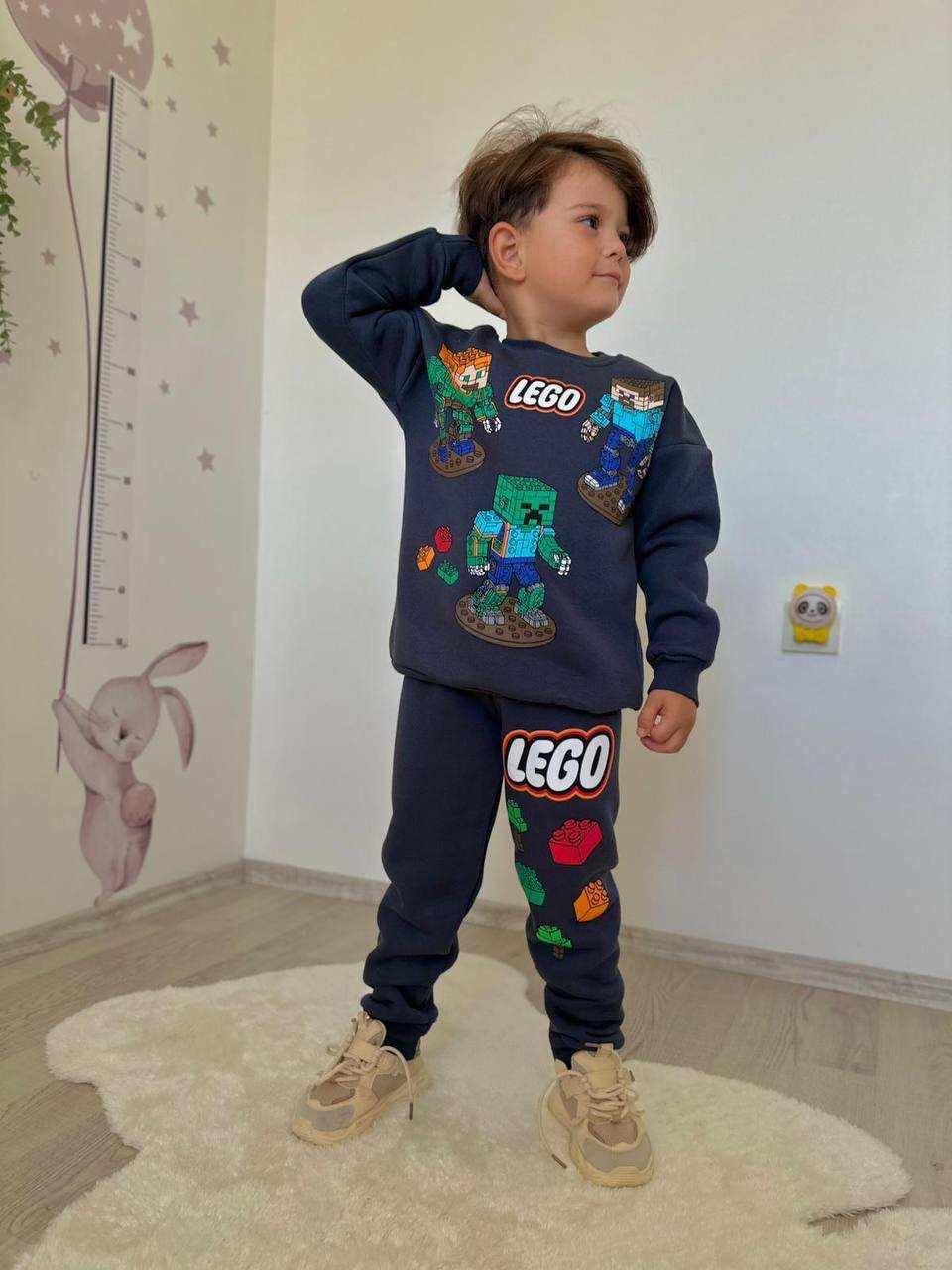 3 ip Şardonlu LEGO Erkek Takım