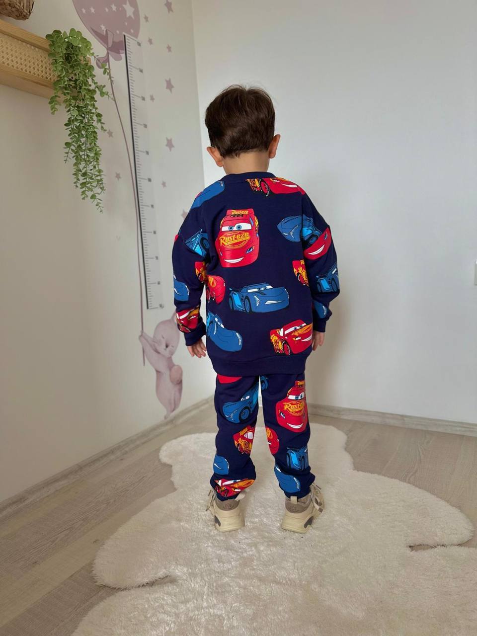 2830 Mcqueen Desenli 2li Takım