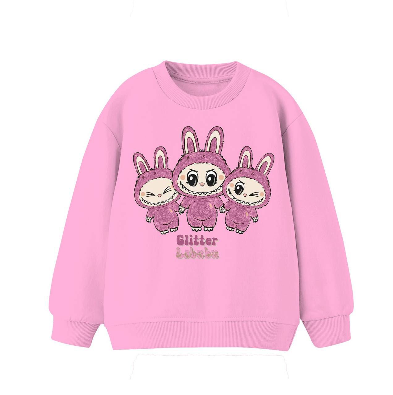 sky 8350 Labubu Baskı Kız Sweat