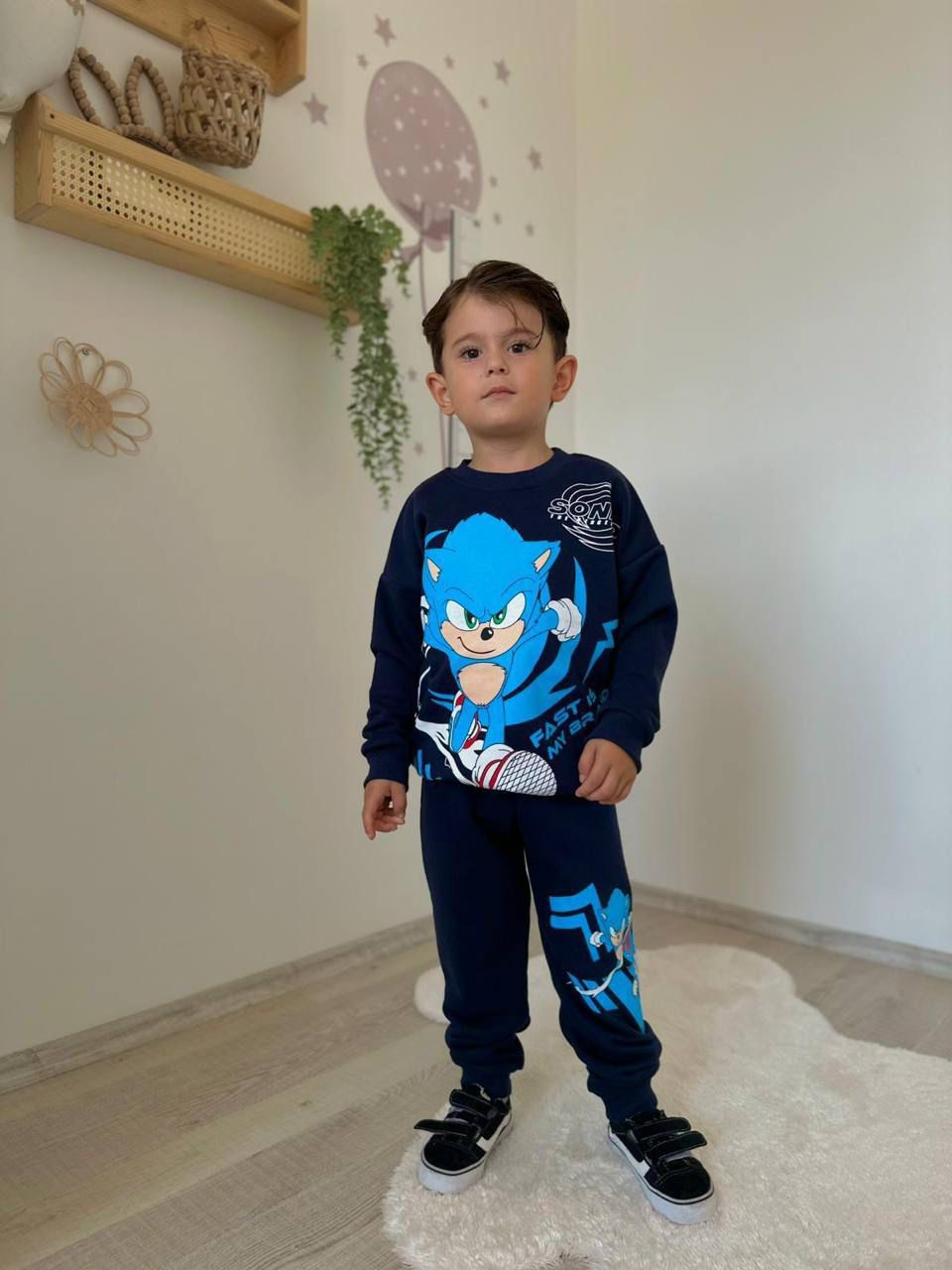 3 iplik şardonlu New Fast Sonic Erkek takım