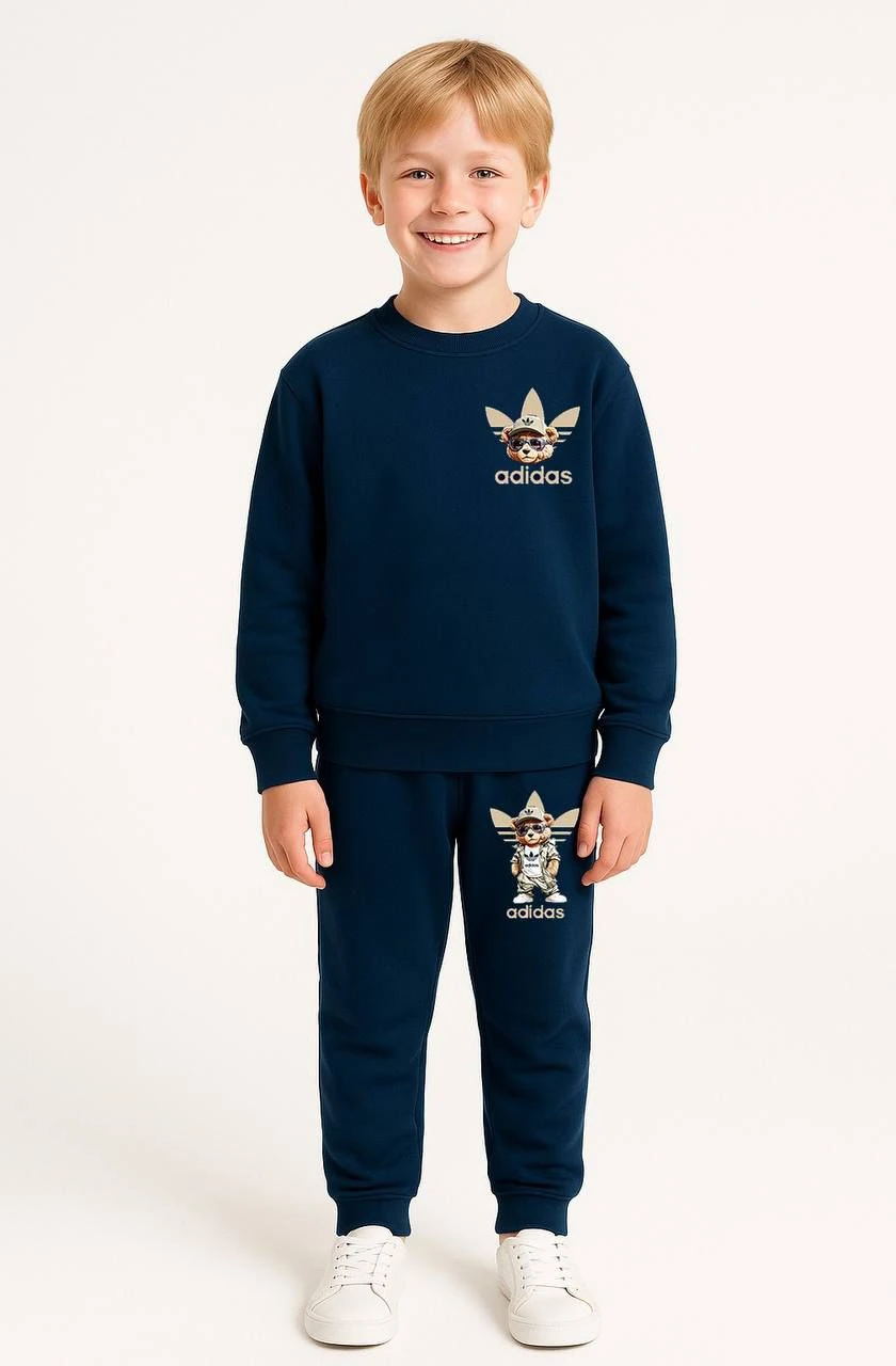 ws 127 Adidas Ayıcık Figürlü Erkek Takım