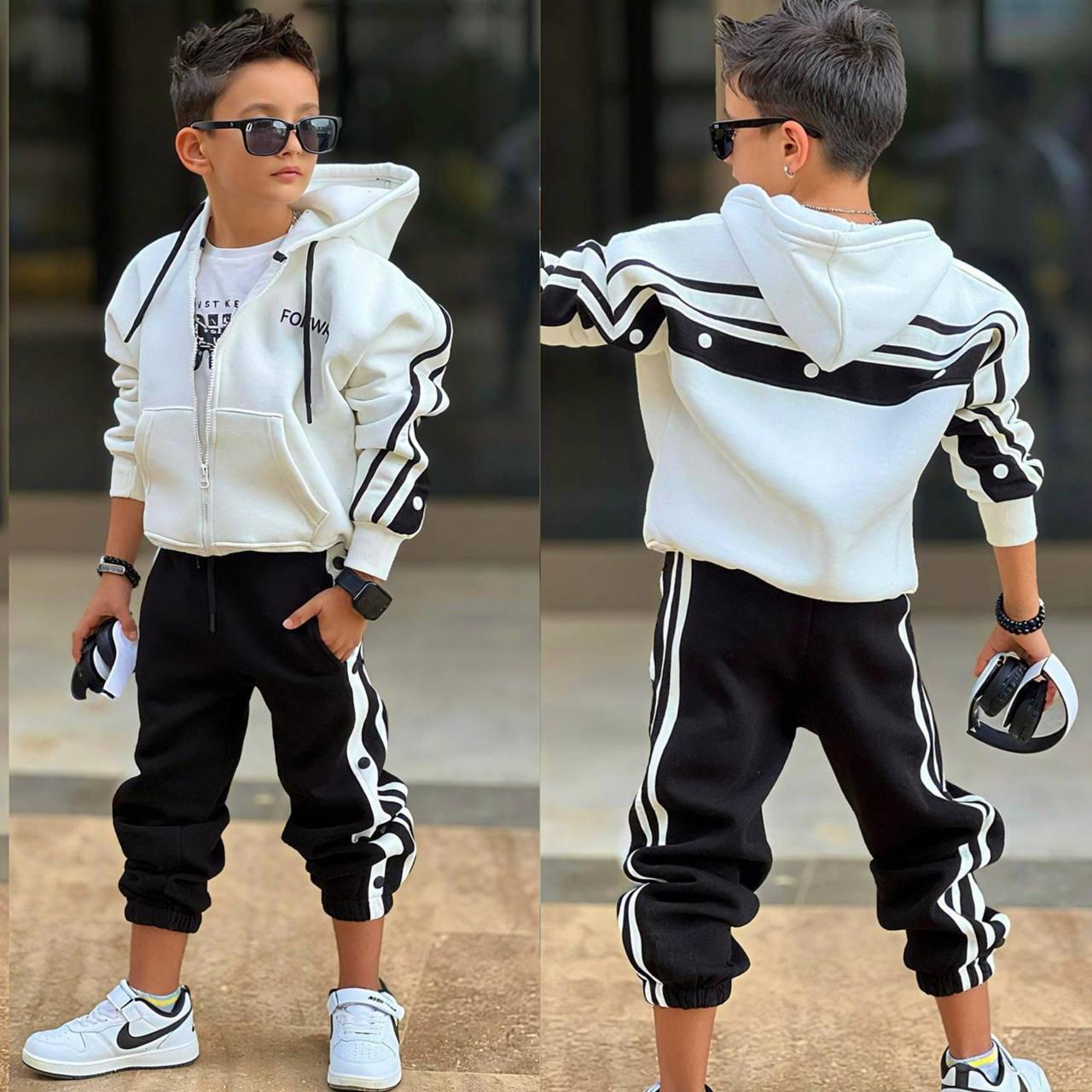 43136 FORWARD Düğme Detaylı 3lü 3 ip Erkek Takım