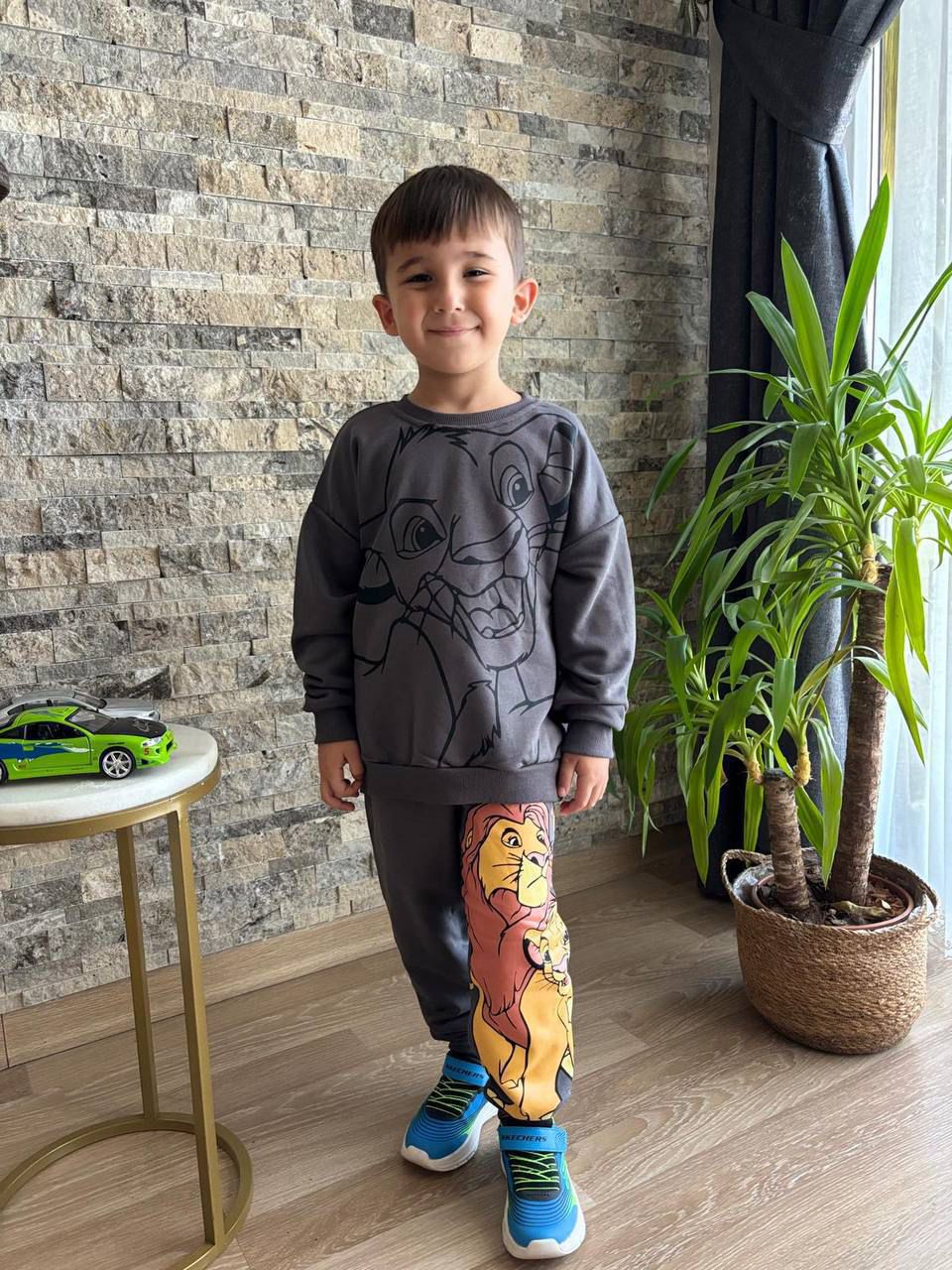 Hrb Bacak Baskı Lion King 3 ip şardonsuz