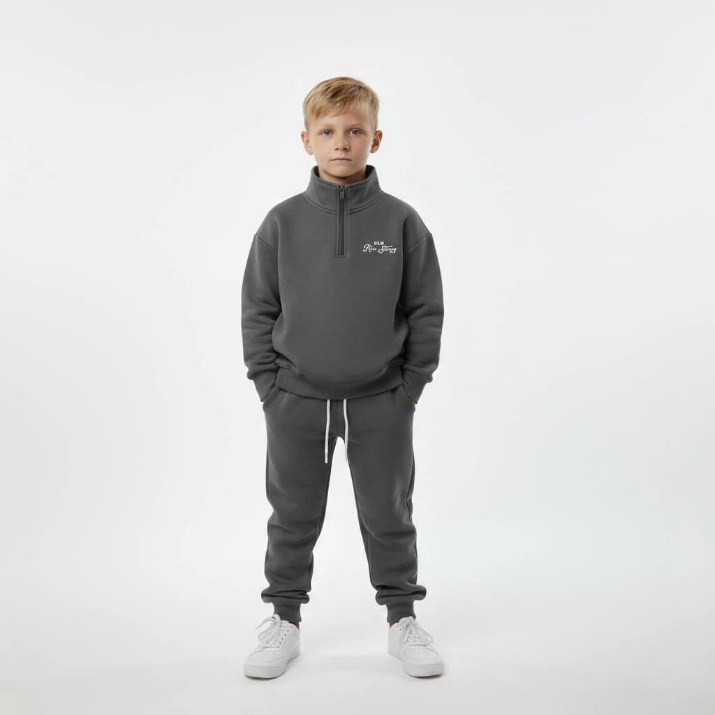 Jlb Eln New Fermuar Detaylı Oversize Unisex Takım