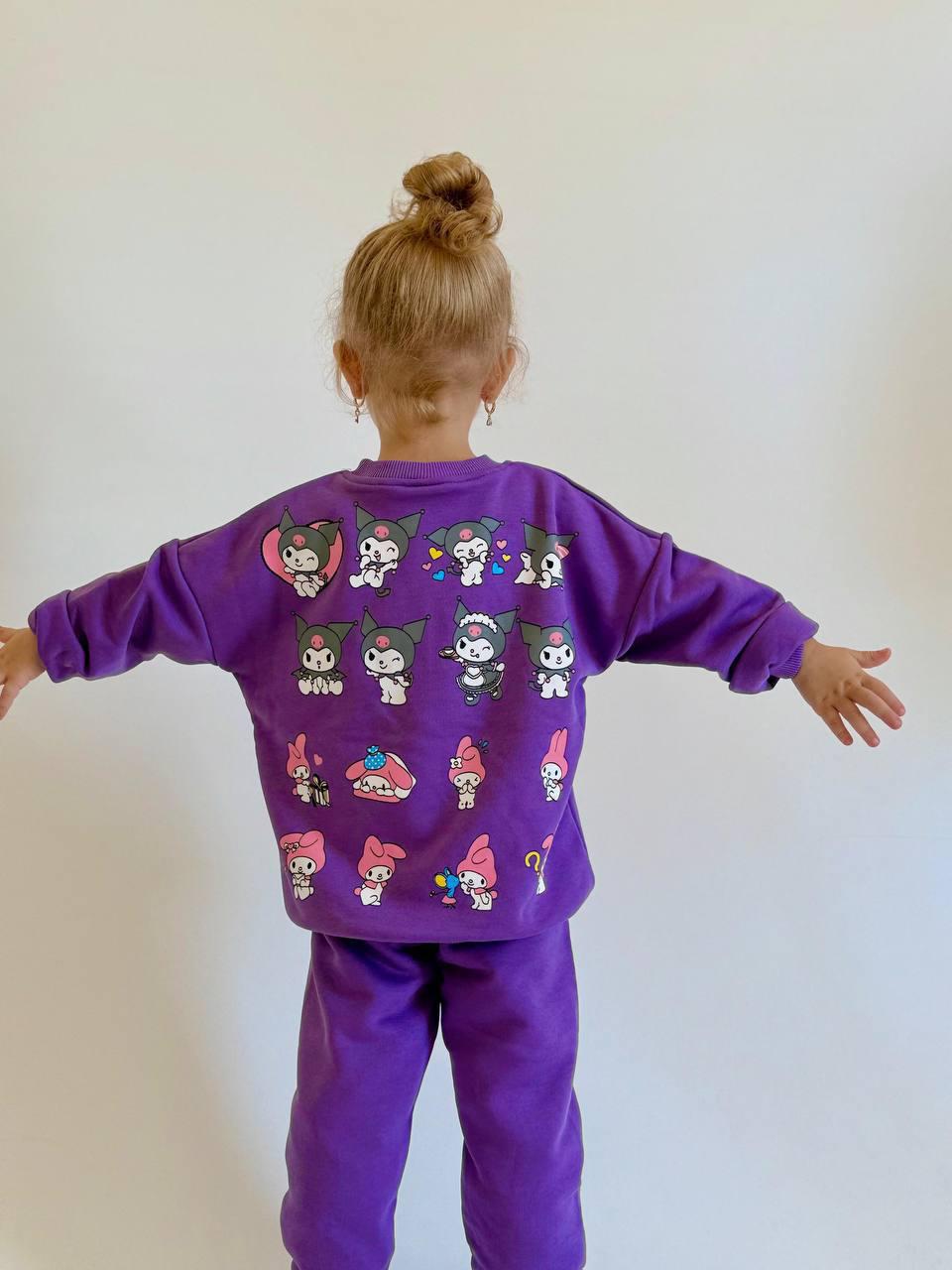 Hrb Kuromi Melody 3 ip şardonsuz Kız Takkm