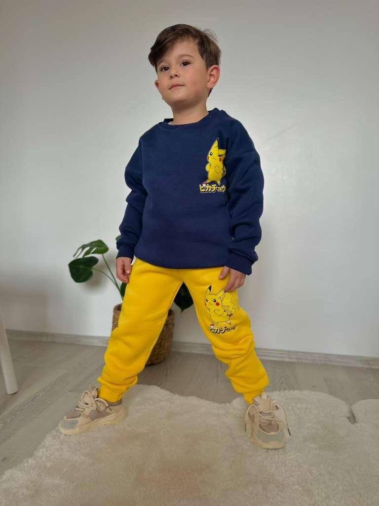 Pokemon Pikachu Erkek Takım