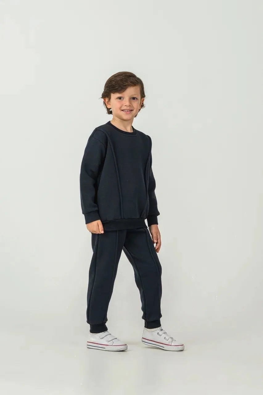 Hrb Basic Düz Erkek Takım - Füme