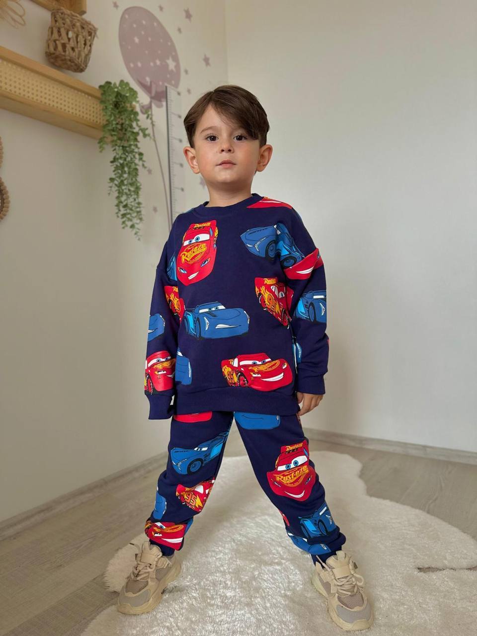 2830 Mcqueen Desenli 2li Takım