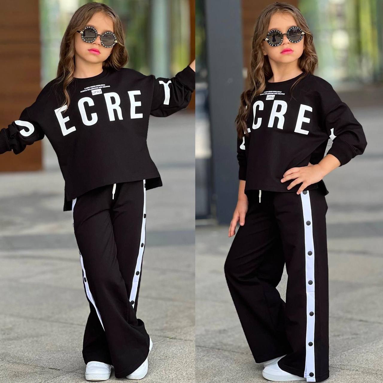 6426 Secret Çıtçıtlı 2li Takım - Koyu Lacivert