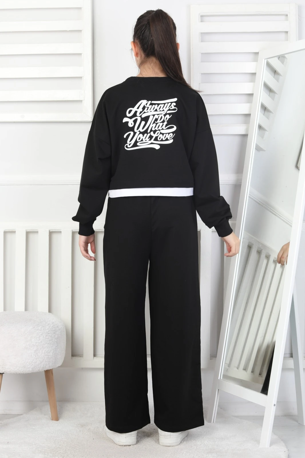 251167 Arkası Baskılı Garson 2li Takım