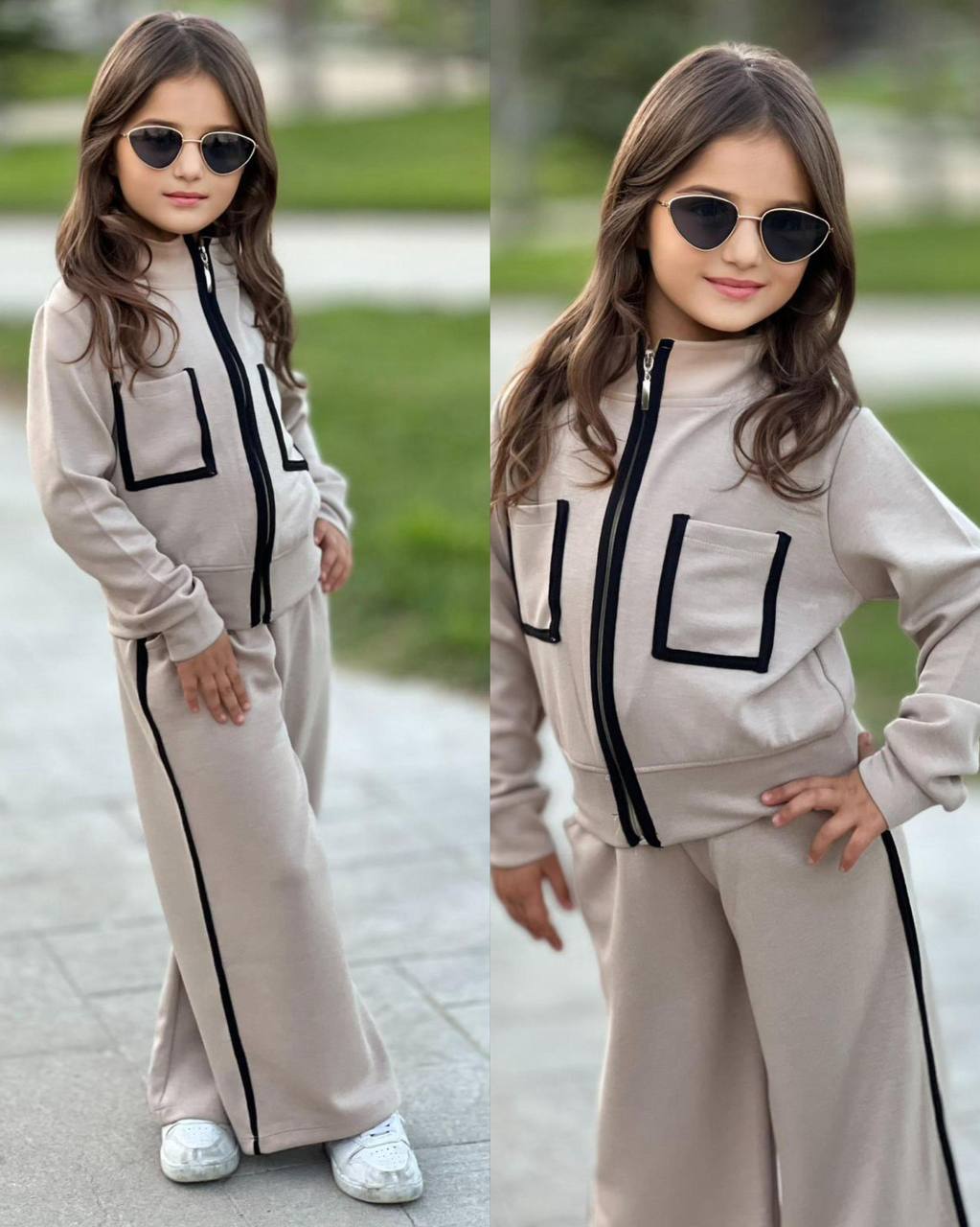 P3309 BİYELİ CEP FERMUARLI GARSON 2Lİ TAKIM
