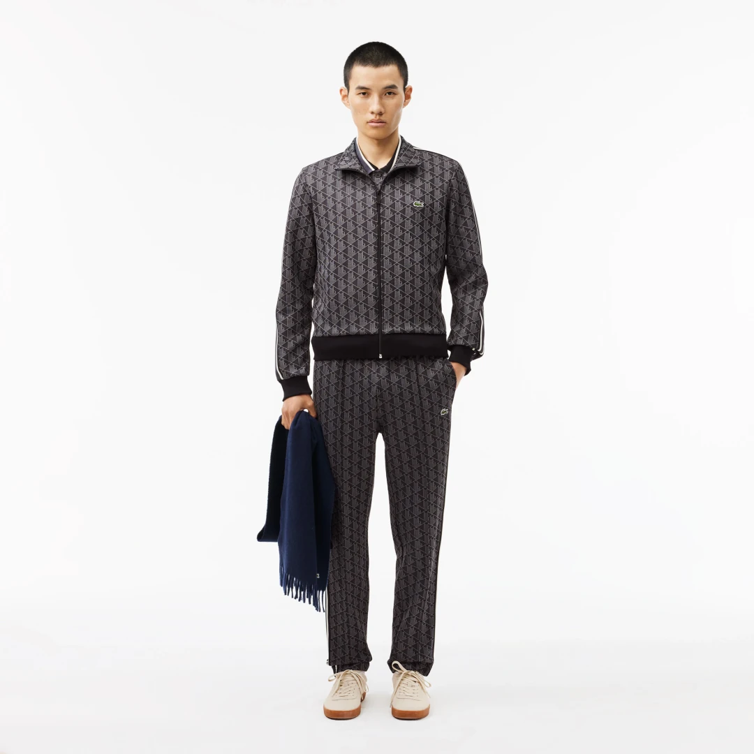 Lacoste Monogram Black Tracksuit
