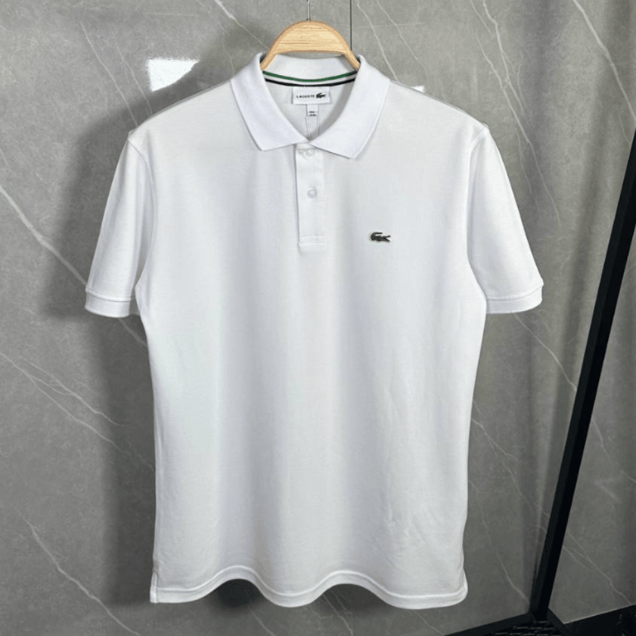 Lacoste White Polo Yaka T-shirt