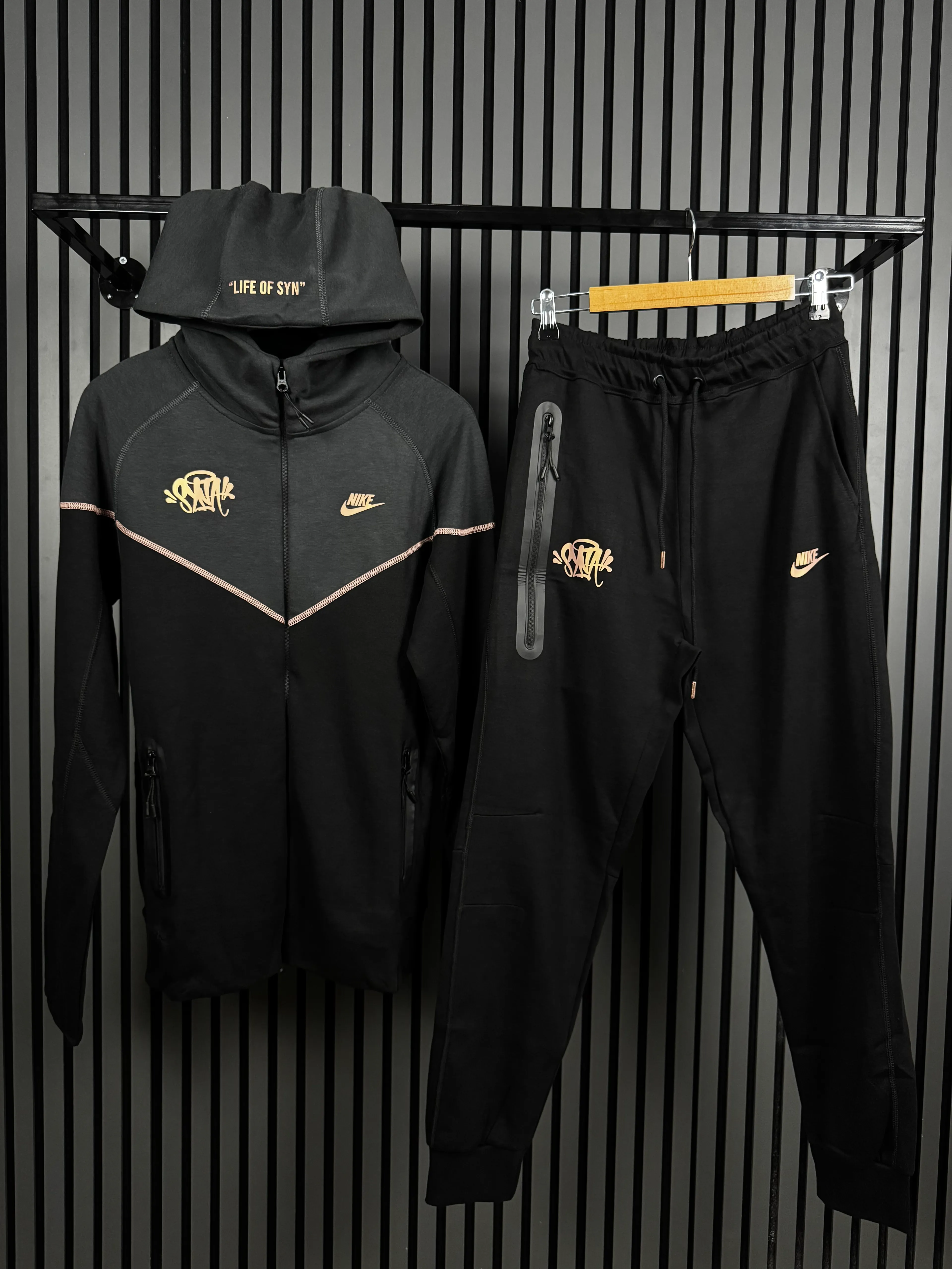 NIKE Tech Fleece 2024 Windrunner Tracksuit Full Set Syna