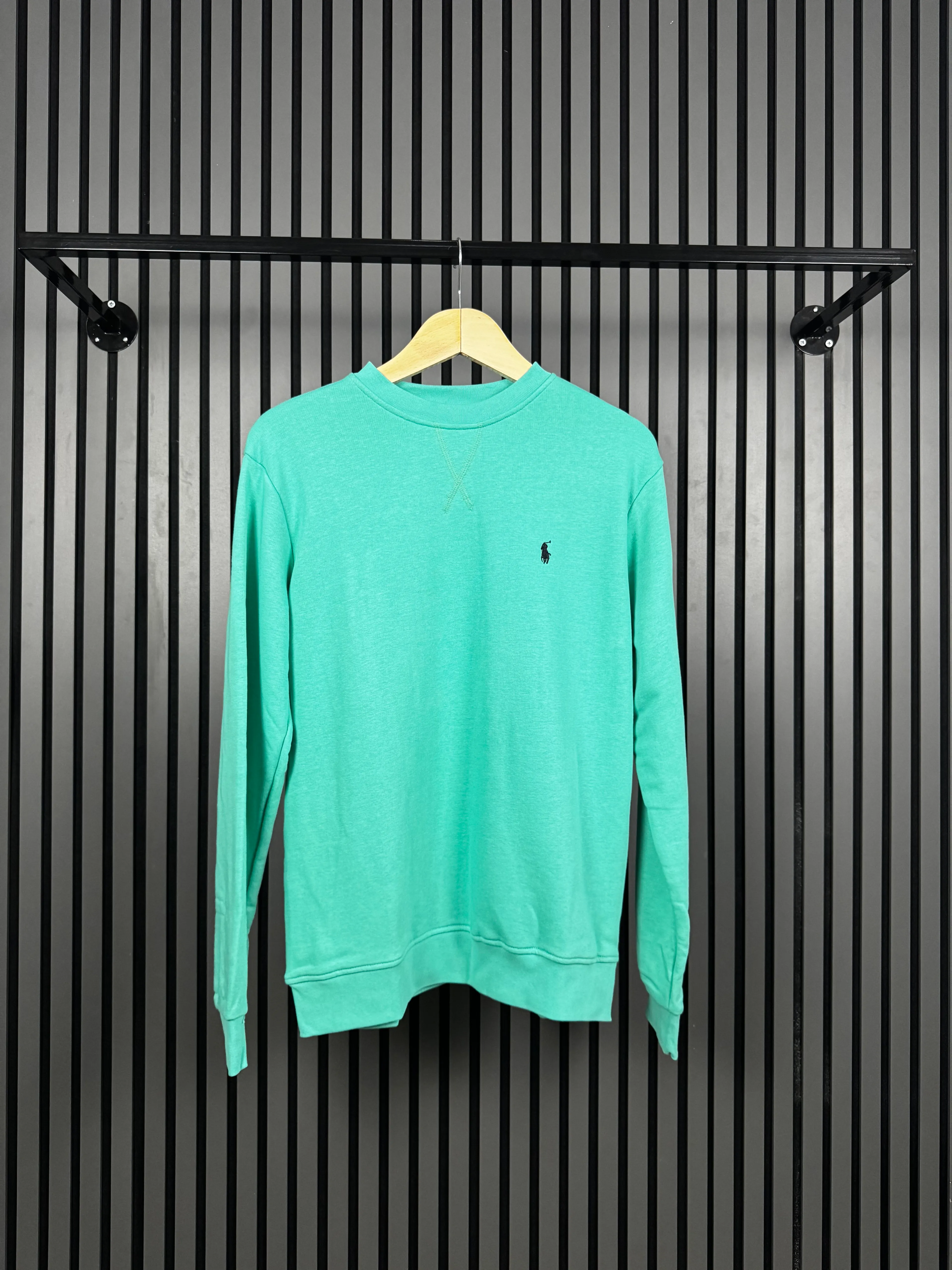 Ralph Lauren Basic Sweatshirt Ocean Blue