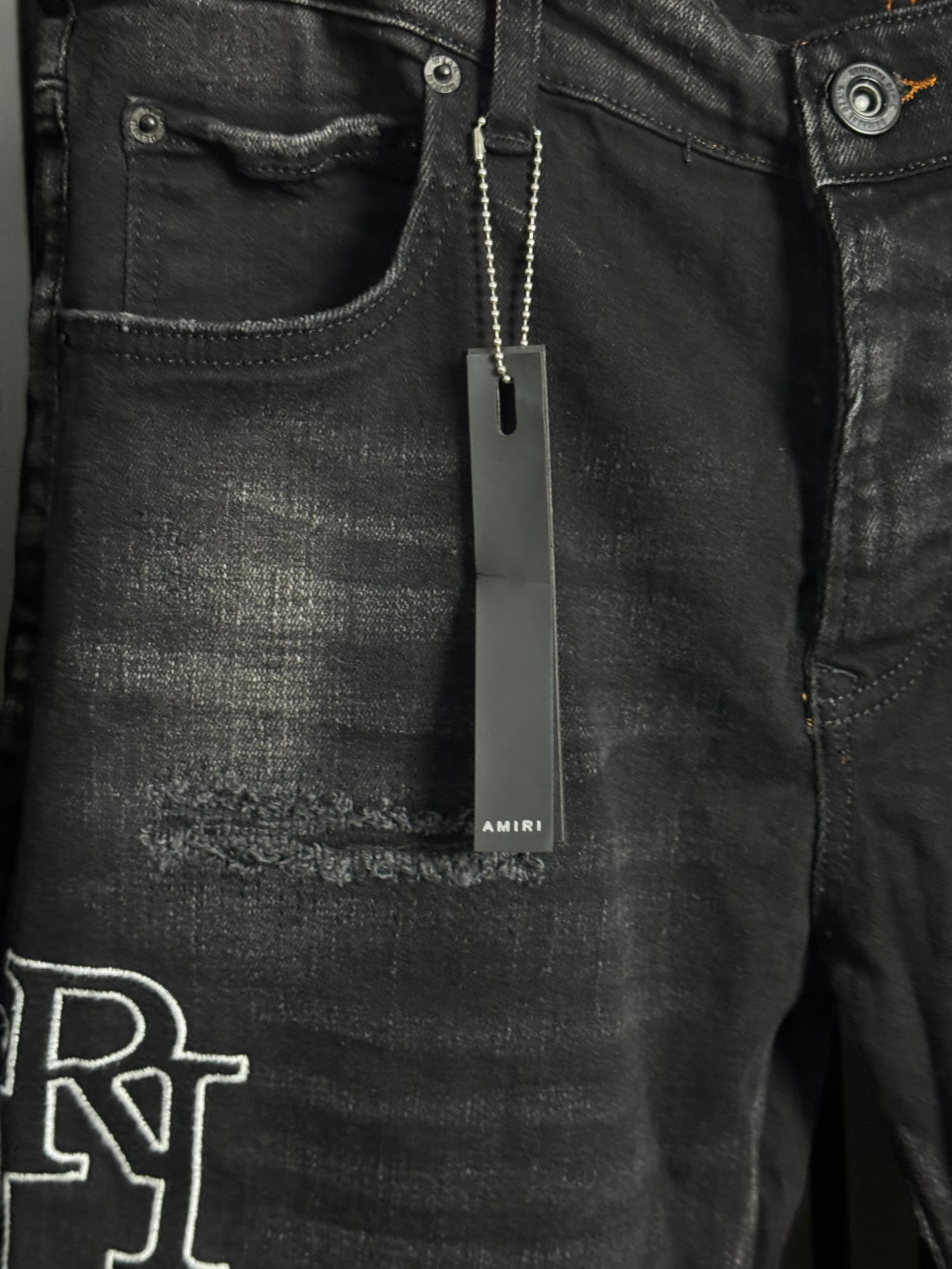 Amiri Slim Fit Black Jean