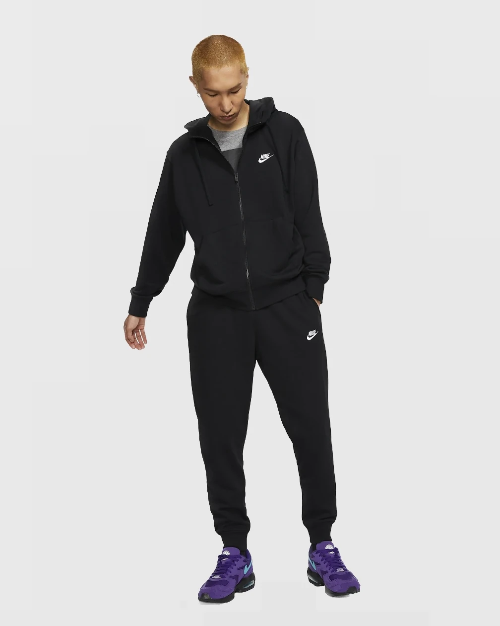 Nike Club Fleece Black Tracksuit