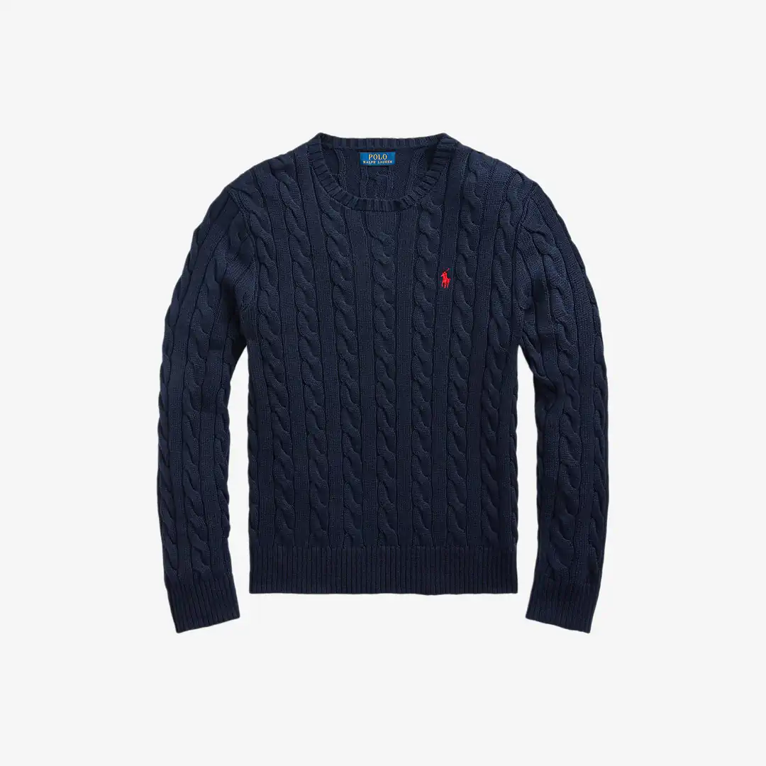 Ralph Lauren Knitwear Navy Blue Sweater