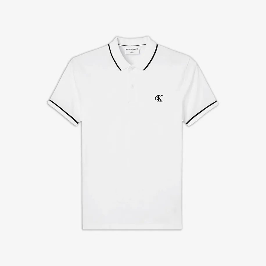 Calvin Klein White Polo Yaka T-shirt