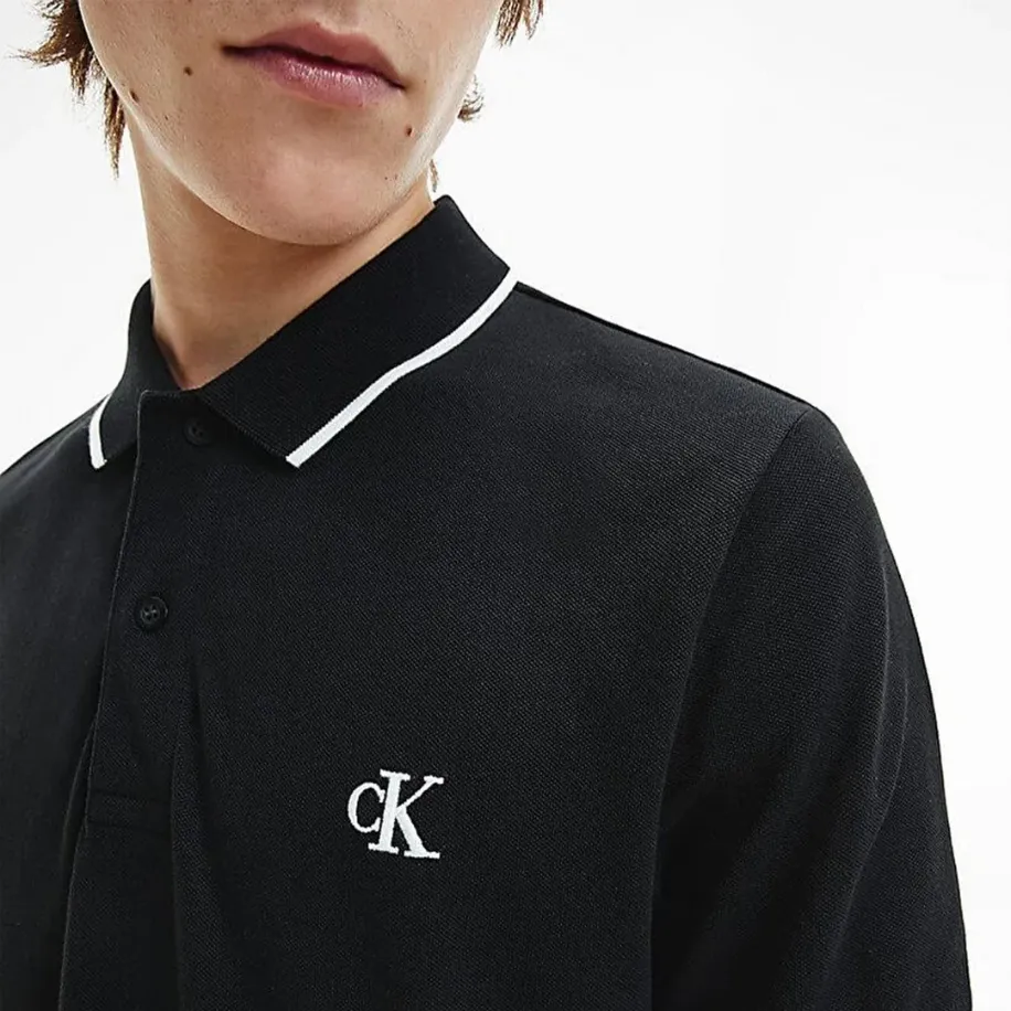 Calvin Klein Black Polo Yaka T-shirt