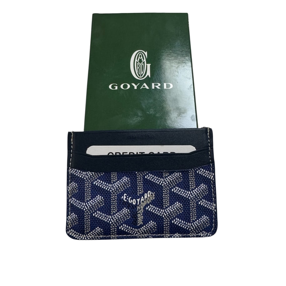 Goyard Blue Deri Kartlık