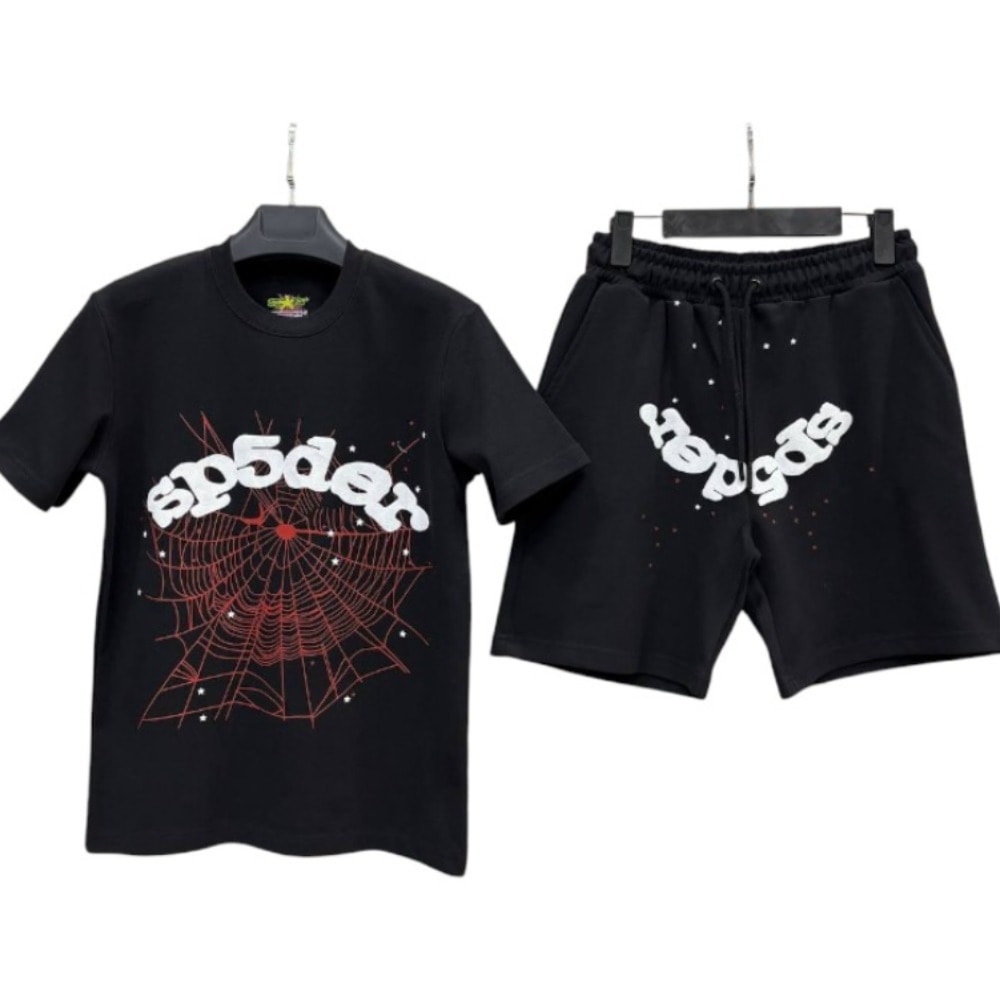 Sp5der Full Set Black Red