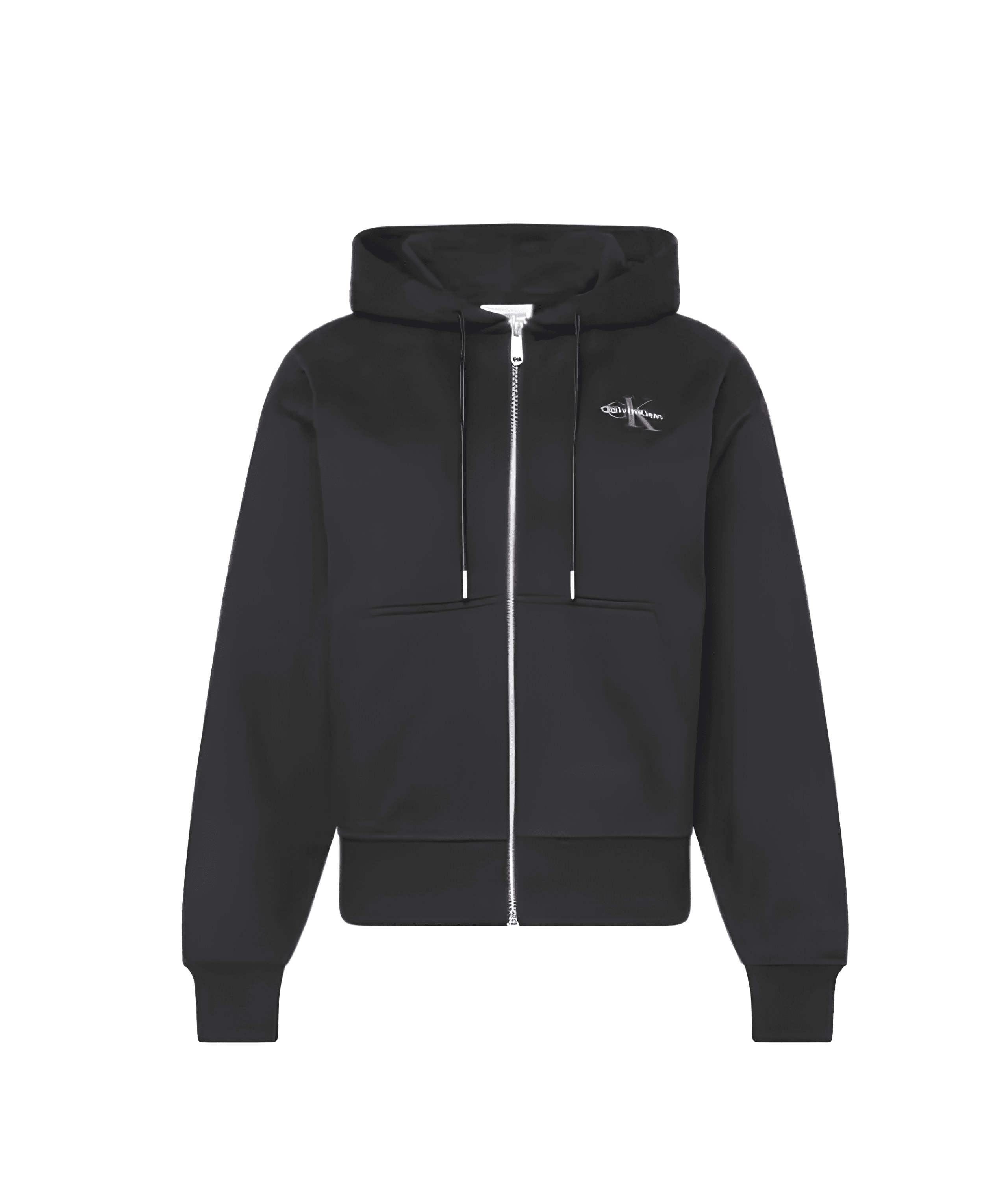 Calvin Klein Zip Hoodie Black