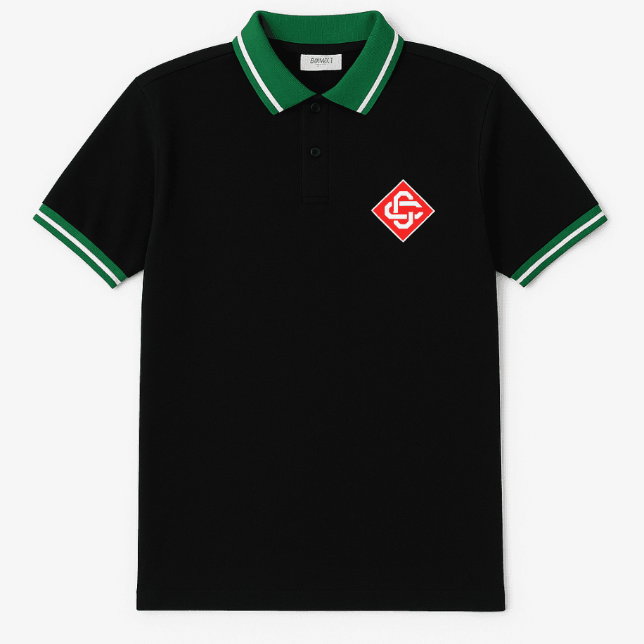 Casablanca Polo Yaka T-shirt Black