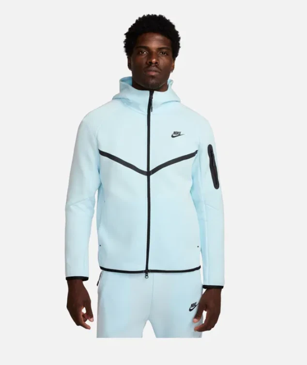NIKE Tech Fleece 2025 Ocean Blue Hoddie