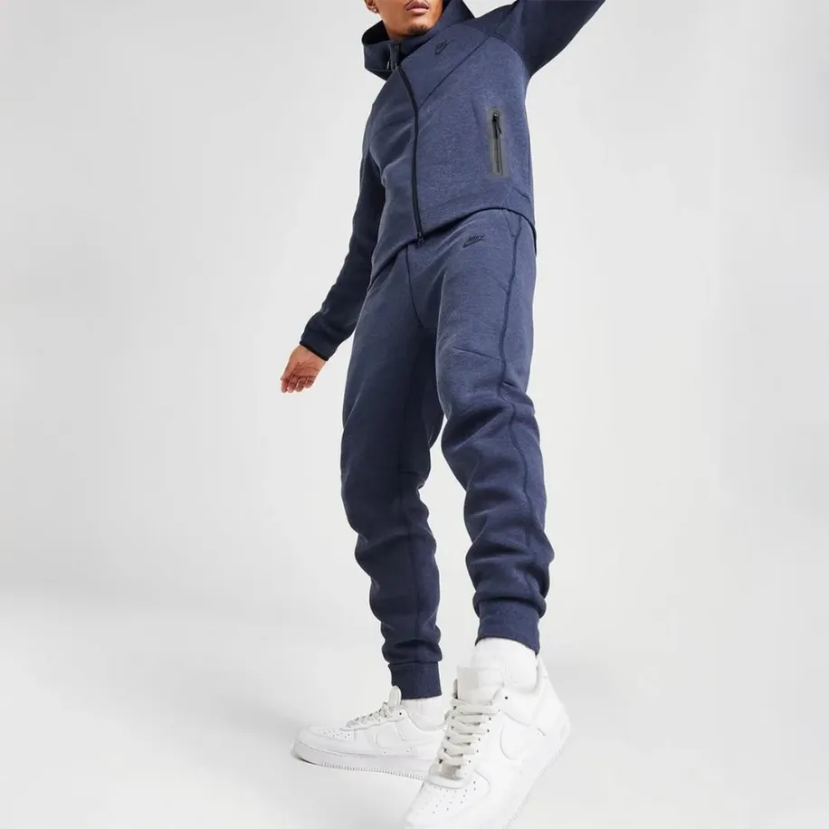 NIKE Tech Fleece 2024 Windrunner Tracksuit Navy Blue Jogger